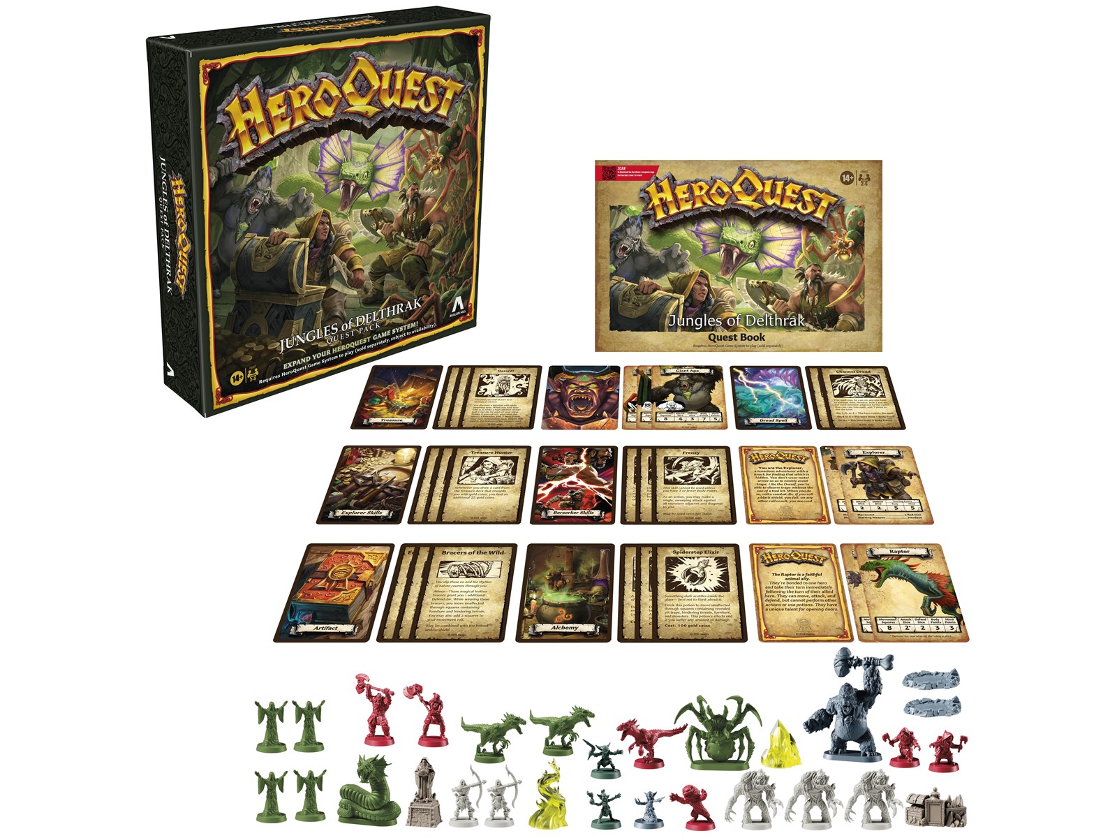 Avalon Hill HeroQuest Der Dschungel von Delthrak Abenteuerpack - DE