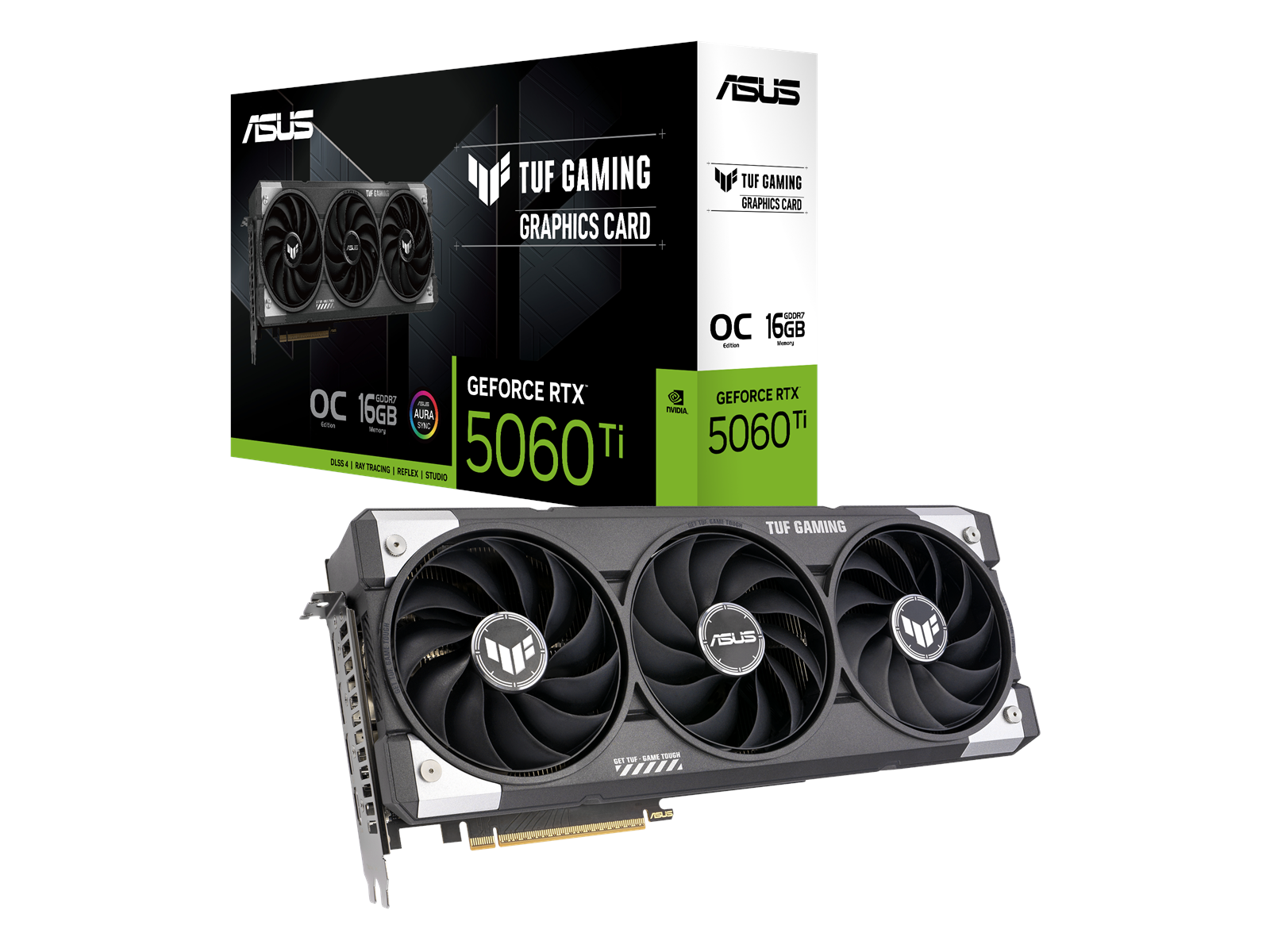 ASUS GeForce RTX 5060 Ti DUAL OC - 16GB GDDR7 RAM - Grafikkort