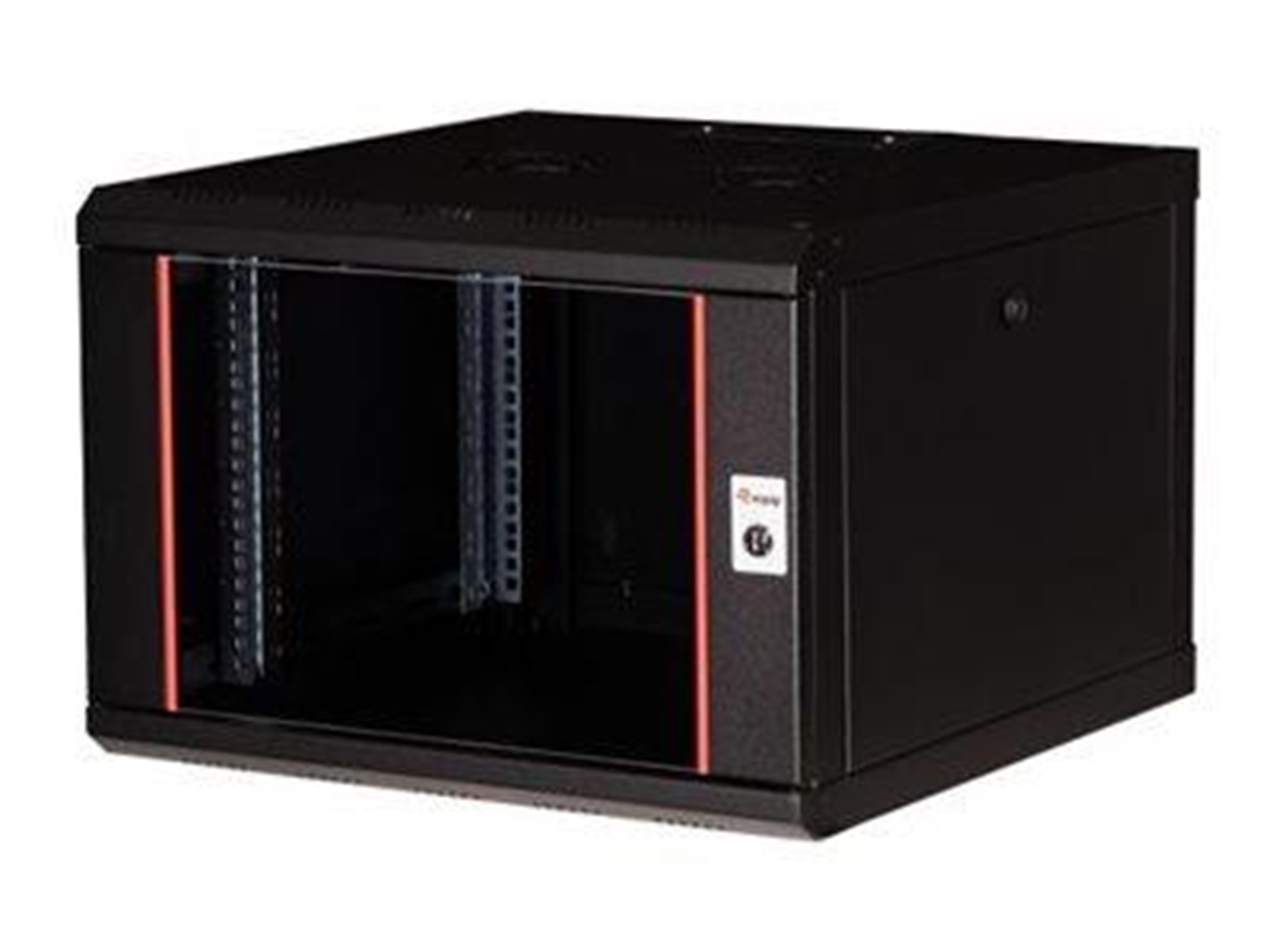Equip Pro Mount - rack - 600x600 mm with glass door removable and ...