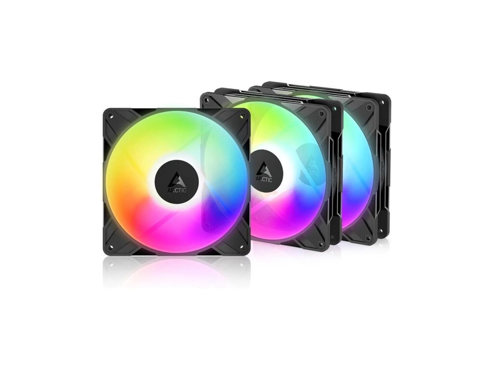 Ventola ARCTIC P14 Pro A-RGB Bianca, 3 Pezzi, 140 Mm, PWM Regolabile, Silenziosa Per PC Desktop E Gaming