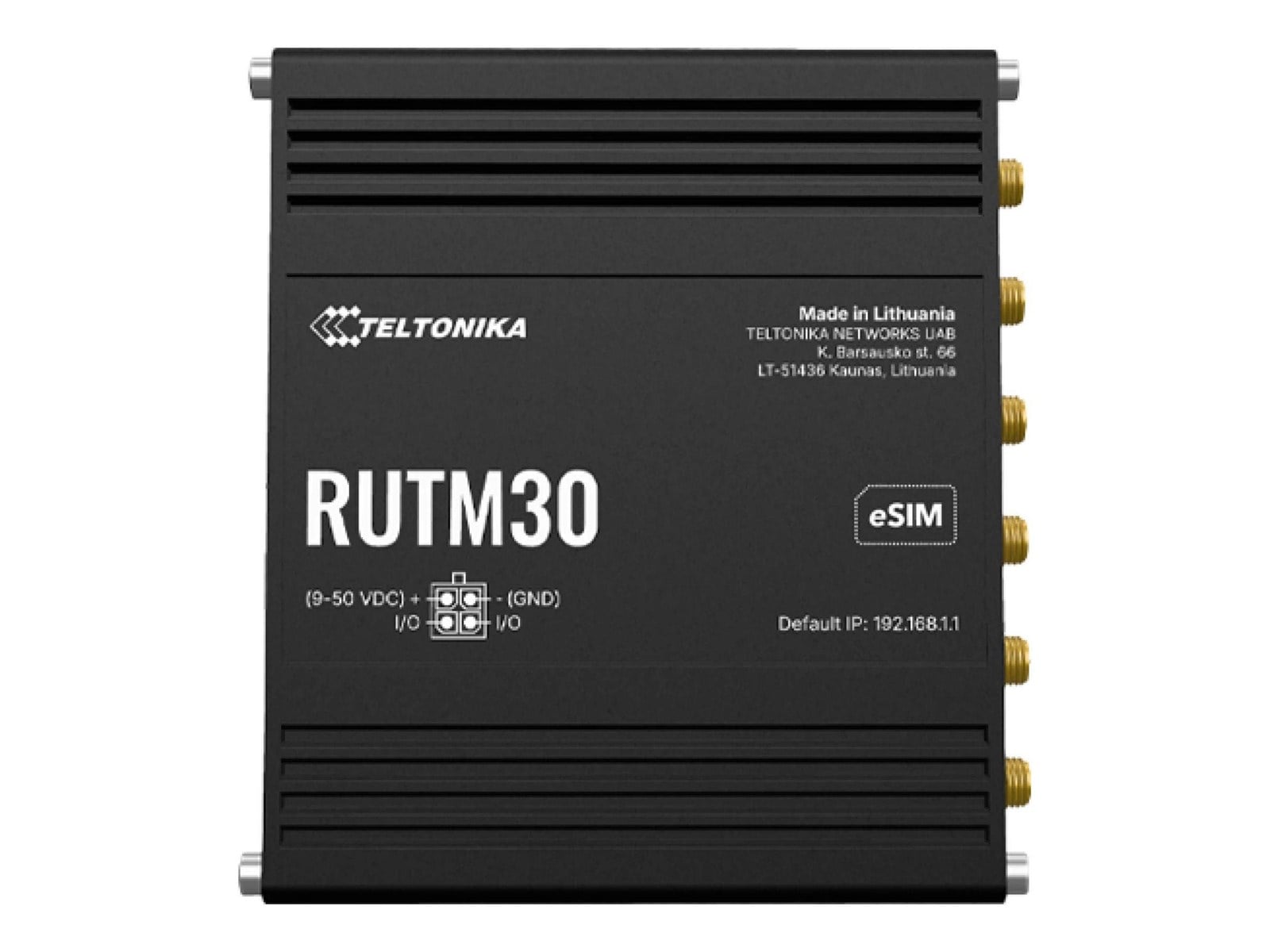Teltonika RUTM30 - wireless router - WWAN - Wi-Fi 5 LTE - 5G 4G 3G ...