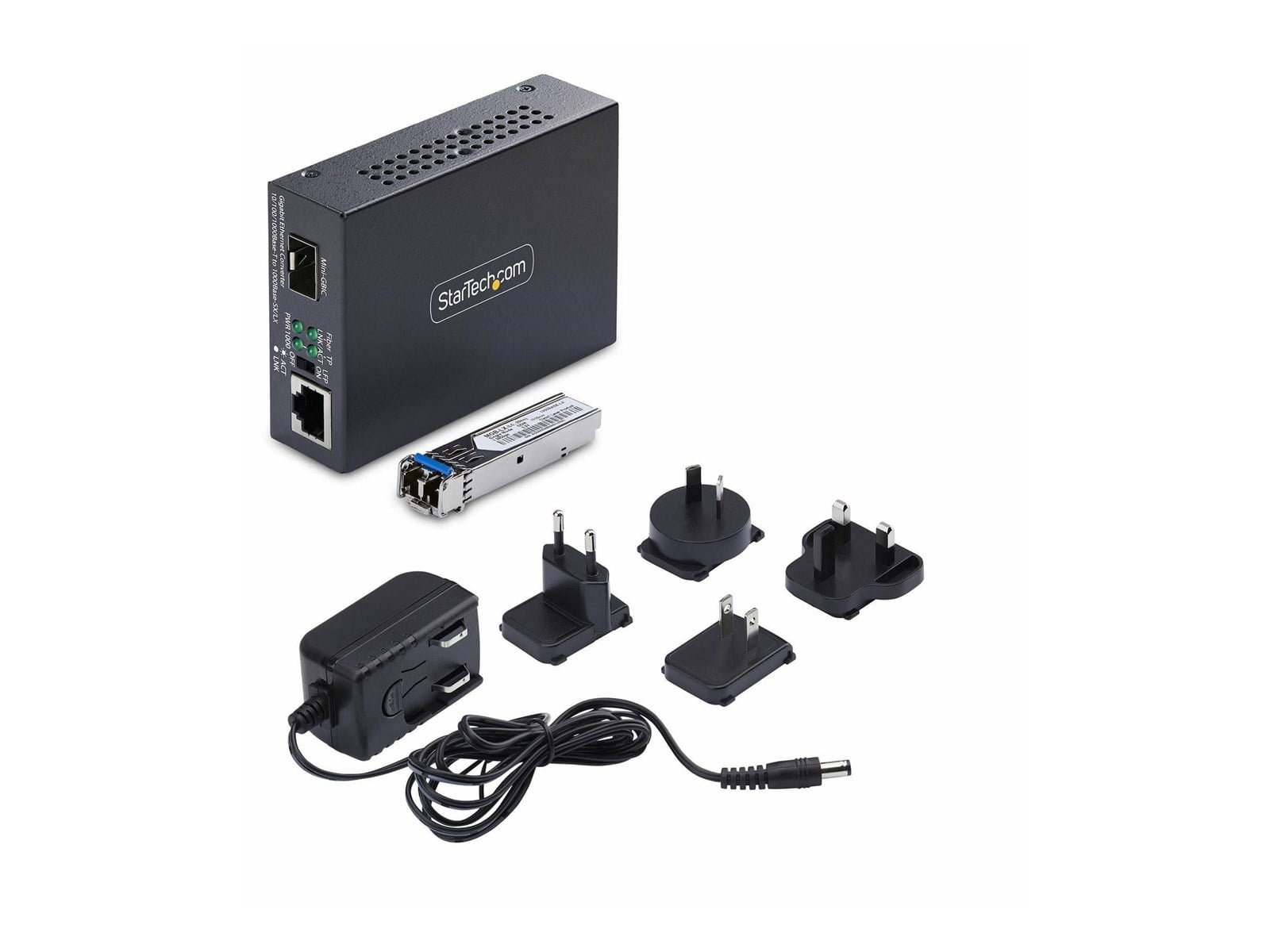 StarTech.com - fibre media converter - 10Mb LAN 100Mb LAN 1GbE - TAA ...