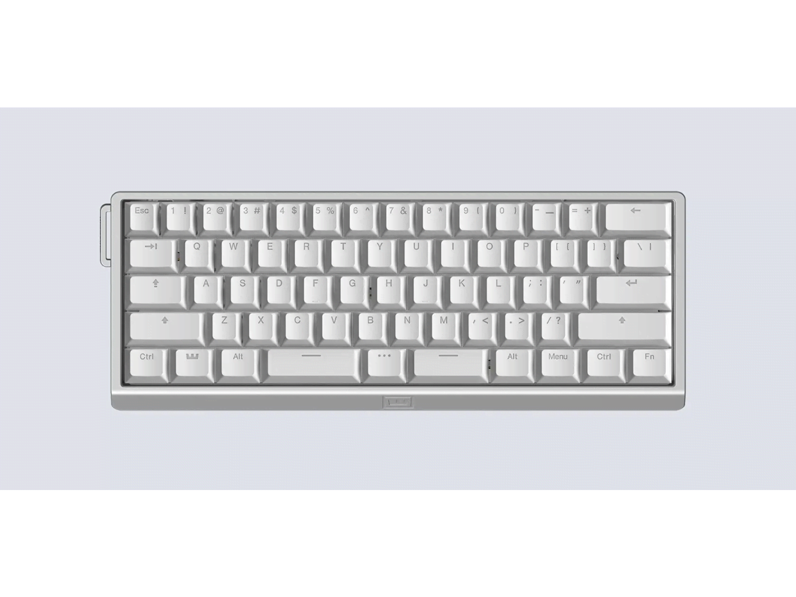 Wooting 60HE v2 - US-ANSI - Split - Aluminum - Gaming Tastatur - Uden ...