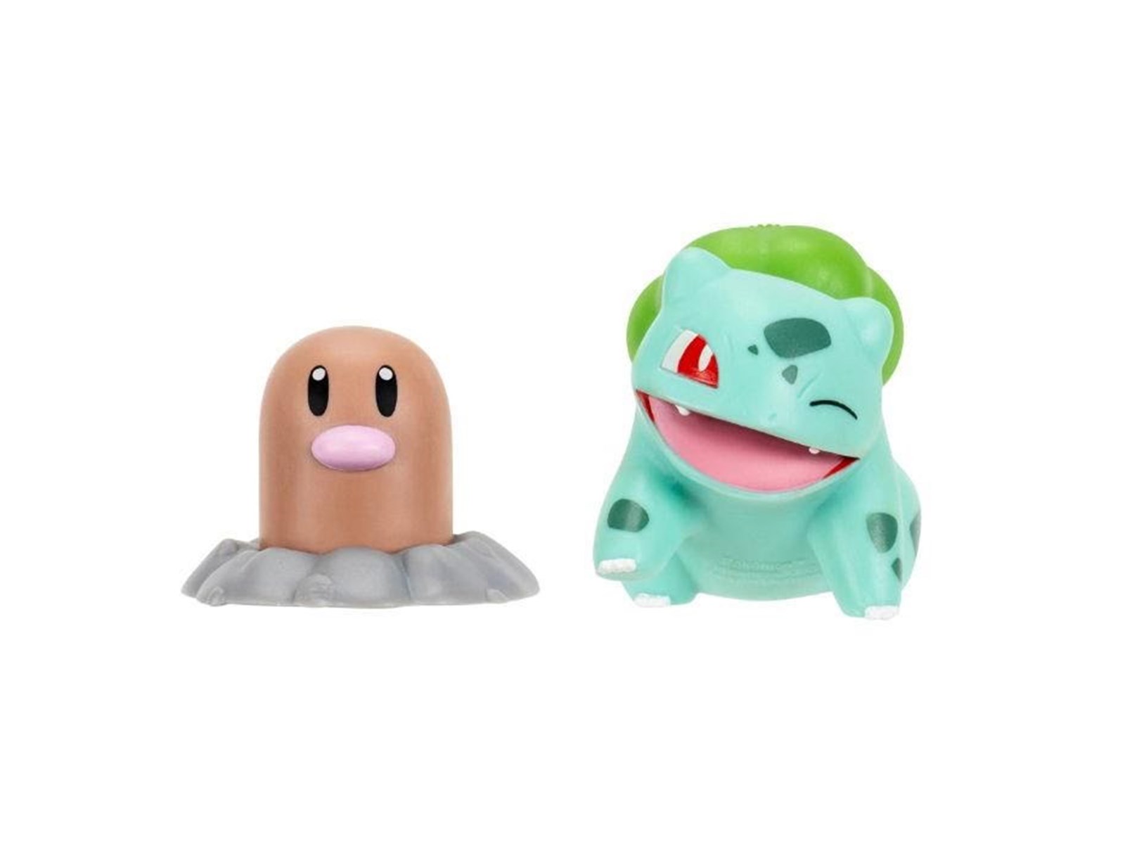 Pokemon BATTLE FIGURE DIGLETT AND BULBASAUR | Billig