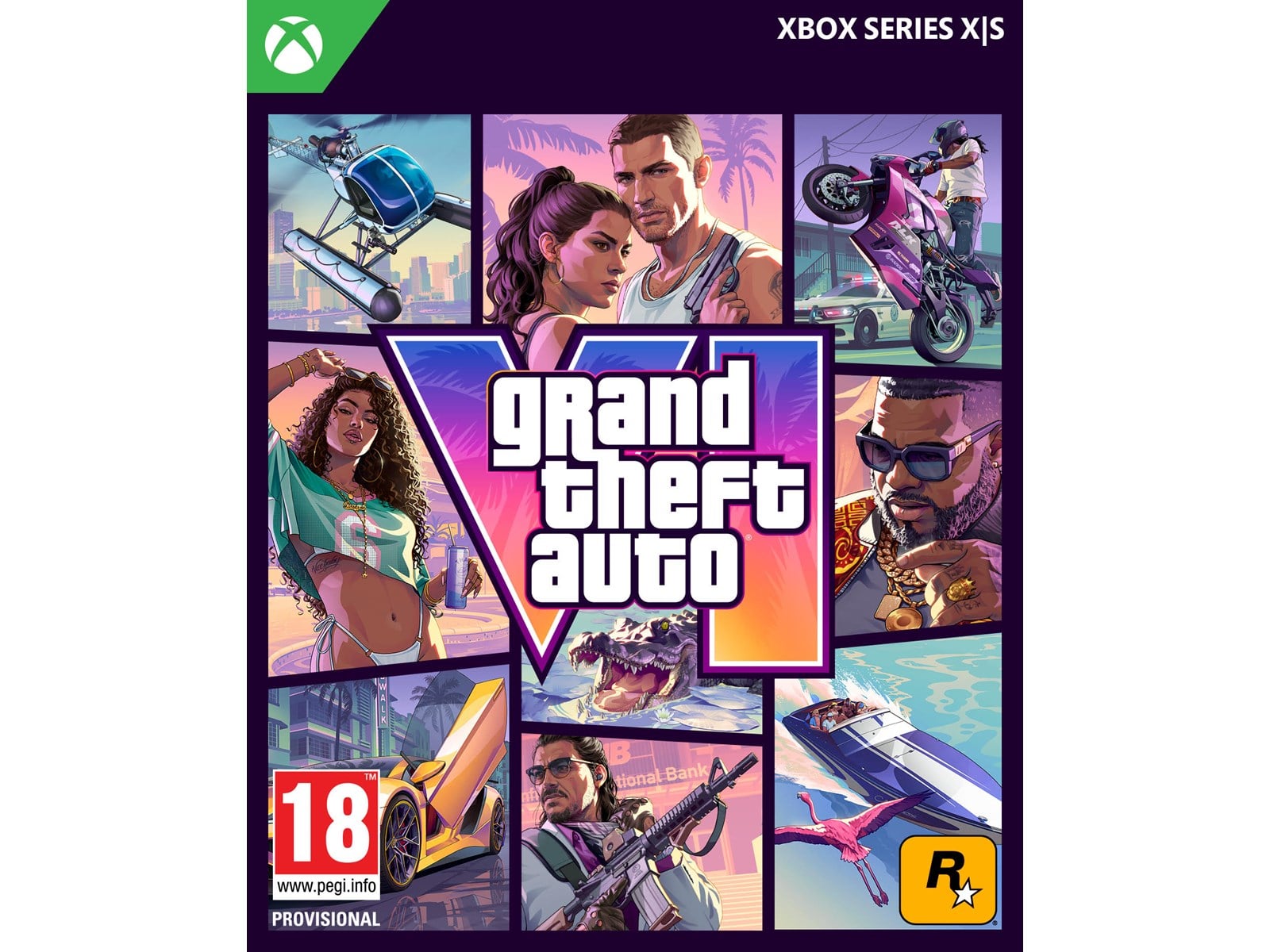 Grand Theft Auto VI til Xbox Series X – GTA 6 Xbox spil fra Rockstar Games