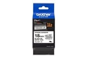Papir, Fotopapir og Etiketter - Brother TZe-S241 - Black On White - Roll (1.8 cm x 8 m) - TZES241