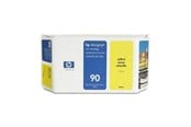 Blæk, Toner & Forbrugsstoffer - HP 90 Yellow - Blækpatron Gul - C5065A