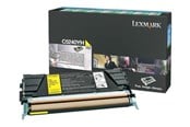 Blæk, Toner & Forbrugsstoffer - Lexmark C5240YH Toner Yellow - Lasertoner Gul - C5240YH