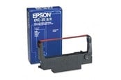 Blæk, Toner & Forbrugsstoffer - Epson Ribbon Black Red ERC-38 - Print-bånd Magenta - C43S015376