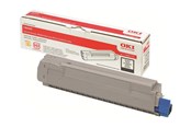 Blæk, Toner & Forbrugsstoffer - OKI 43487712 Toner Black - Lasertoner Sort - 43487712