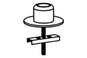 Vægbeslag, AV-Beslag & AV-Møbler - Ergotron DS100 GROMMET MOUNT - Maks - Maks størrelse - 60-350-200