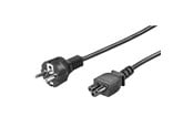 Strømkabel (intern) - Pro Strømkabel C5 (Mickey Mouse) - Sort - Lige - 3 m - PC-C5S-3M-B