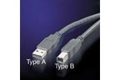 USB kabel - Roline USB 2.0 A-B Cable - 4.5 Meters - 11.02.8845-100