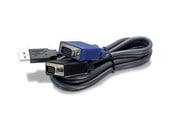 KVM-kabel - TRENDnet 1.8M USB KVM Cable TK CU06 - TK-CU06