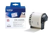 Papir, Fotopapir og Etiketter - Brother DK44205 / Continuous Removable Paper Roll 62mm x 30m - DK44205