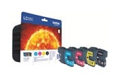 Blæk, Toner & Forbrugsstoffer - Brother LC980VALBP / LC 980 Value Pack 4-Pack - Blækpatron Cyan - LC980VALBP