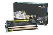 Blæk, Toner & Forbrugsstoffer - Lexmark C734A1YG Toner Yellow - Lasertoner Gul - C734A1YG
