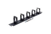 Systemtilbehør (kølepasta mv.) - TOTEN 19" kabelpanel 1U 5 beslag - 19-CM01