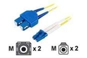 Netværkskabel - Deltaco Fiberkabel LC - SC duplex sing - LCSC-2S