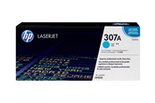 Blæk, Toner & Forbrugsstoffer - HP 307A / CE741A Cyan Toner - Lasertoner Cyan - CE741A