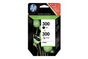 Blæk, Toner & Forbrugsstoffer - HP 300 / CN637EE - Combo Pack - Black - (Cyan Magenta Cyan) Ink - Blækpatron Dye-based tricolor - CN637EE