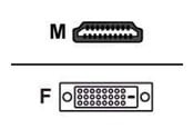 Kabler - diverse - Digital Data Equip HDMI adapter HDMI-D - 118998