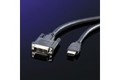 Skærmkabel - Roline DVI-D -> HDMI 2.0 Meter M/M - 11.04.5522-20