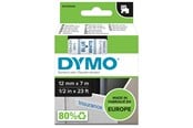 Papir, Fotopapir og Etiketter - DYMO D1 tape | 12mm x 7m rulle | blå på hvid - S0720540