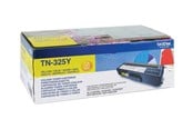 Blæk, Toner & Forbrugsstoffer - Brother TN325Y / TN 325Y Yellow Toner - Lasertoner Gul - TN325Y