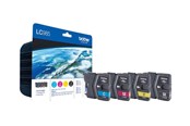 Blæk, Toner & Forbrugsstoffer - Brother LC985VALBPDR - Value Pack - 4-Pack (Balck Yellow Cyan Magenta) Ink - Blækpatron Cyan - LC985VALBPDR