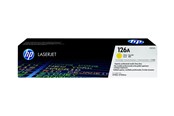 Blæk, Toner & Forbrugsstoffer - HP 126A / CE312A Yellow Toner - Lasertoner Gul - CE312A
