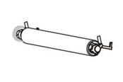 Printertilbehør - Zebra printer platen ruller - 105934-034