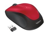Mus - Logitech M235 Wireless Mouse - Red - Mus - Optisk - 3 knapper - Rød - 910-002496
