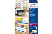 Papir, Fotopapir og Etiketter - Avery Visitkort satin 85x54mm, 220g - C32016-25