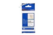 Papir, Fotopapir og Etiketter - Brother TZEN201 3.5mm (0.13") Black on White Non-Laminated Super Narrow tape for P-touch 8m - TZEN201