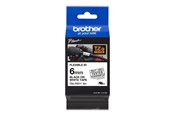 Papir, Fotopapir og Etiketter - Brother TZEFX211 - Black On White - Roll (0.6 cm x 8 m) - TZEFX211