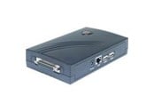 Netværksadapter (netkort, printserver mv.) - Longshine LCS-PS112 Print Server - LCS-PS112