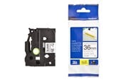 Papir, Fotopapir og Etiketter - Brother TZES261 - Black On White - Roll (3.6 cm x 8 m) - TZES261