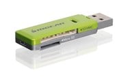 Hukommelseskort - adapter og kortlæser - IOGEAR SD/MicroSD/MMC Card Reader/Writer GFR204SD - kortlæser - GFR204SD