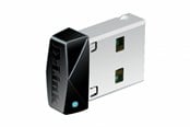 Netværksadapter (netkort, printserver mv.) - D-Link DWA-121 WL N150 Pico USB Adapter - DWA-121