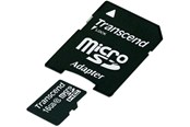 Hukommelseskort - Transcend MicroSDHC/SDHC C10 - 16GB - TS16GUSDHC10