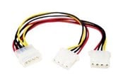 Strømkabel (intern) - StarTech.com LP4 to 2x LP4 Power Y Splitter Cable - PYO2L