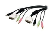 KVM-kabel - StarTech.com  4-in-1 USB DVI KVM Cable - USBDVI4N1A6