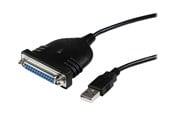 Netværksadapter (netkort, printserver mv.) - StarTech.com USB to DB25 Parallel Printer Cable 1.8M - ICUSB1284D25