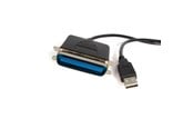 Netværksadapter (netkort, printserver mv.) - StarTech.com ICUSB128410 USB to Parallel Printer Adapter M/M - ICUSB128410