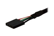 USB kabel - StarTech.com Panel Mount USB Cable USB A - USBPNLAFHD1