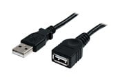 USB kabel - StarTech.com USB 2.0 Extension Cable A to A - USBEXTAA3BK