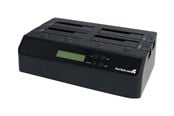 Harddisk - tilbehør - StarTech.com 4 Bay USB 3.0 eSATA to SATA Standalone 1:3 Hard Drive Duplicator Dock - SATDOCK4U3RE
