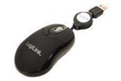 Mus - LogiLink Mouse optical USB Mini with retractable Cable - Mus - Optisk - 3 knapper - ID0016