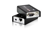Repeater, boostere, bridges & transceiver - ATEN CE100 Local and Remote Units USB VGA Cat 5 Mini KVM Extender (1280 x 1024@100m) - CE100-AT-G